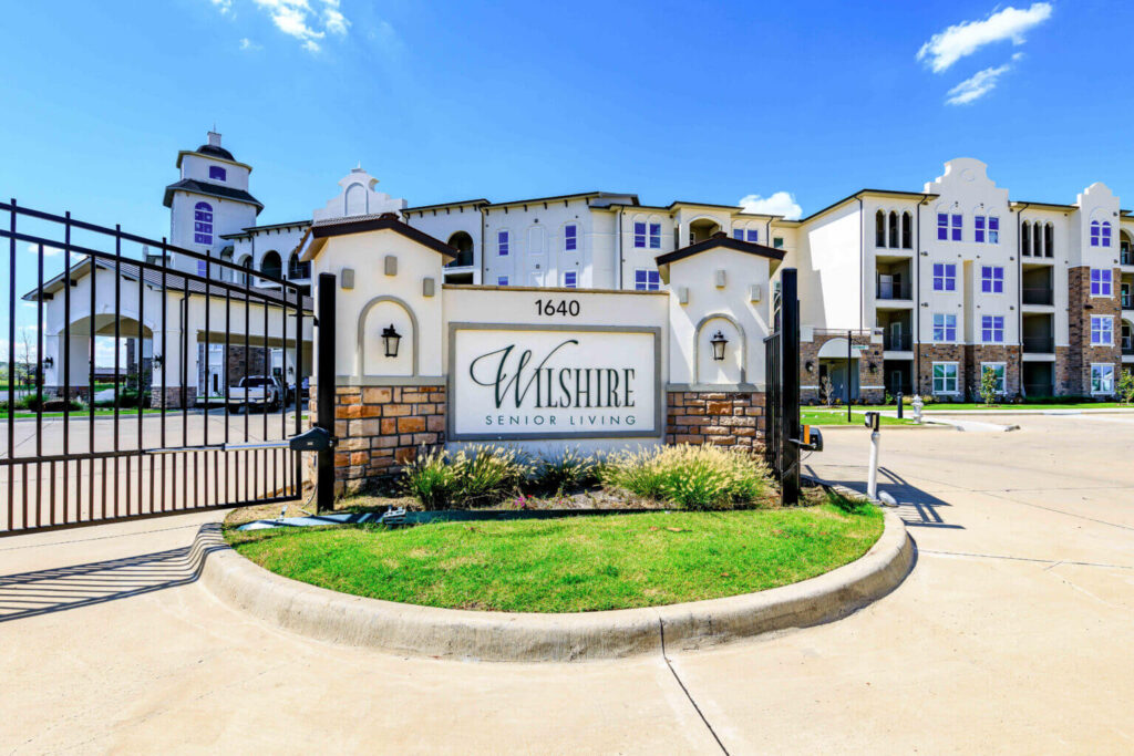 Outdoor Entrance Sign of Assisted Living Facility