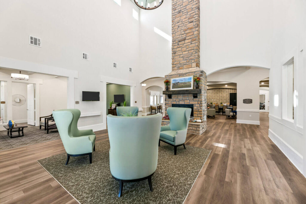 Open Space Lounge Area in Assisted Living Facility in Burleson TX