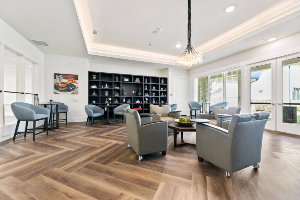 Open Space Lounge Area in Memory Care Facility